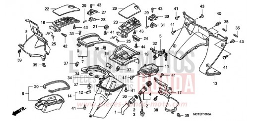 BOITE INTERIEURE FJS600A7 de 2007